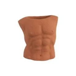 Present Time Vases Vase Cache Pot En Polyrésine Modèle Noir -Sablie Vases Soldes vase cache pot en polyresine modele terracotta