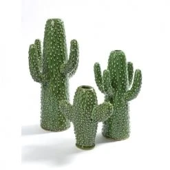 Serax Vases Vase Cactus Large Porcelaine Verte H39cm -Sablie Vases Soldes vase cactus large porcelaine verte h39cm 2
