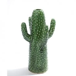 Serax Vases Vase Cactus Medium Porcelaine Verte H29cm