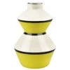 Wadiga Vases Vase Céramique Design Safran - 14x14x22cm -Sablie Vases Soldes vase ceramique design safran 14x14x22cm