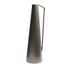 Passage Vernet Vases Vase Conique à Anse En Métal Gris -Sablie Vases Soldes vase conique a anse en metal gris