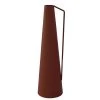 Passage Vernet Vases Vase Conique à Anse En Métal Rouge -Sablie Vases Soldes vase conique a anse en metal rouge