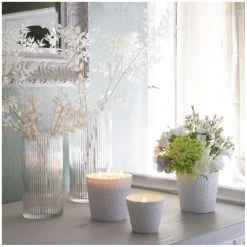 Mathilde M Vases Vase Côtelé Droit -Sablie Vases Soldes vase cotele droit 3