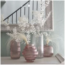 Mathilde M Vases Vase Côtelé Soliflore Bas -Sablie Vases Soldes vase cotele soliflore bas 1