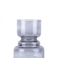 Present Time Vases Vase Courtly Glass Verre Gris -Sablie Vases Soldes vase courtly glass verre gris 3