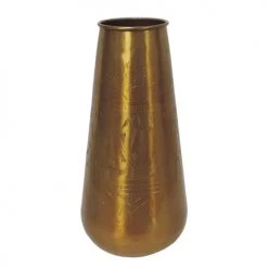 Passage Vernet Vases Vase Cylindrique Aluminium Motifs Or