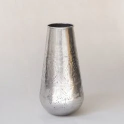 Passage Vernet Vases Vase Cylindrique Argent -Sablie Vases Soldes vase cylindrique argent 3