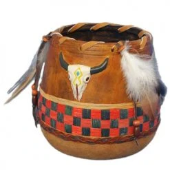 STC Vases Vase Déco D'inspiration Amérindienne H13cm