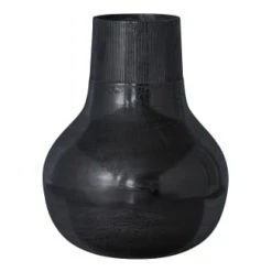 Sablie Vases Soldes 24 Bepurehome Vases Vase Déco En Métal Vase á Fleurs Noir 46x36x36