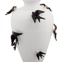 Sablie Vases Soldes 28 Mathi Design Vases Vase Décoratif Céramique Blanche à Motif Oiseaux