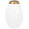 Beliani Vases Vase Décoratif En Céramique Blanc H32 -Sablie Vases Soldes vase decoratif en ceramique blanc h32
