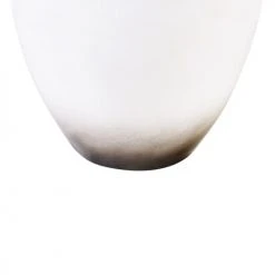 Beliani Vases Vase Décoratif En Terre Cuite Blanc H36 -Sablie Vases Soldes vase decoratif en terre cuite blanc h36 3