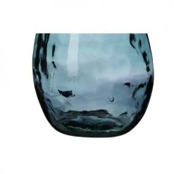 Wadiga Vases Vase Décoratif En Verre Recyclé Gris - 25x25x47cm -Sablie Vases Soldes vase decoratif en verre recycle gris 25x25x47cm 2