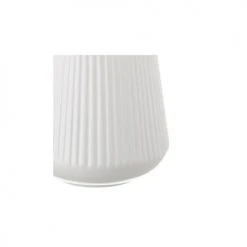 Wadiga Vases Vase Design En Céramique Blanc 15x15x20,3cm -Sablie Vases Soldes vase design en ceramique blanc 15x15x20 3cm 2