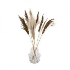 Present Time Vases Vase Distinct Large Verre Gris -Sablie Vases Soldes vase distinct large verre gris 2