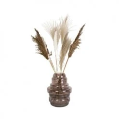 Present Time Vases Vase Distinct Verre Marron -Sablie Vases Soldes vase distinct verre marron 2