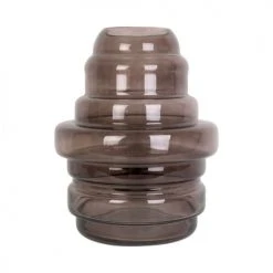 Present Time Vases Vase Distinct Verre Marron -Sablie Vases Soldes vase distinct verre marron 4