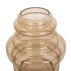 Present Time Vases Vase Distinct Verre Marron Clair -Sablie Vases Soldes vase distinct verre marron clair 3