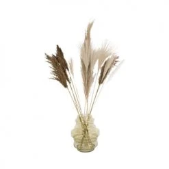 Present Time Vases Vase Distinct Verre Vert -Sablie Vases Soldes vase distinct verre vert 5