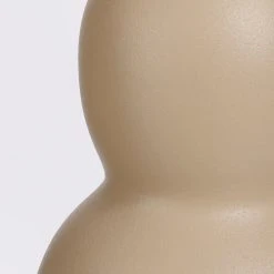 Mica Decorations Vases Vase En Aluminium Beige H24 -Sablie Vases Soldes vase en aluminium beige h24 5