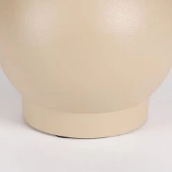 Mica Decorations Vases Vase En Aluminium Beige H24 -Sablie Vases Soldes vase en aluminium beige h24 6