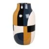 Maisons Du Monde Vases Vase En Argile Bleu, Blanc, Jaune Et Noir H30 -Sablie Vases Soldes vase en argile bleu blanc jaune et noir h30 1000 11 26 228355 1