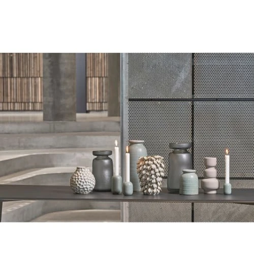 Villa Collection Vases Vase En Argile Gris 7 Villa Collection Vases Vase En Argile Gris – Image 5