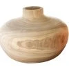 Becquet Vases Vase En Bois De Paulownia Beige -Sablie Vases Soldes vase en bois de paulownia beige