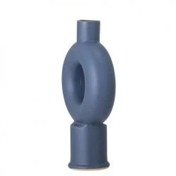 Bloomingville Vases Vase En Céramique Bleue -Sablie Vases Soldes vase en ceramique bleue 2