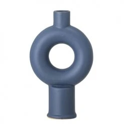 Bloomingville Vases Vase En Céramique Bleue