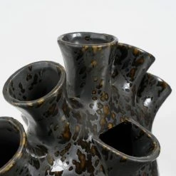 Mica Decorations Vases Vase En Céramique Couleur Noir H42 -Sablie Vases Soldes vase en ceramique couleur noir h42 1