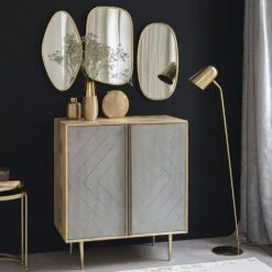 Maisons Du Monde Vases Vase En Céramique Dorée H28 -Sablie Vases Soldes vase en ceramique doree h28 1000 3 32 178792 3