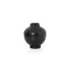 Ames Vases Vase En Céramique Noire 23x28x23cm -Sablie Vases Soldes vase en ceramique noire 23x28x23cm