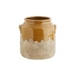 Madam Stoltz Vases Vase En Céramique Orange H20