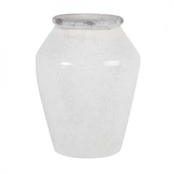 Maisons Du Monde Vases Vase En Dolomite Blanche H24