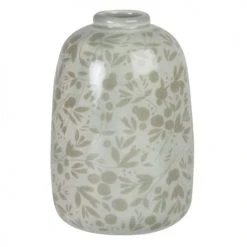 Maisons Du Monde Vases Vase En Dolomite écrue à Motifs H12 - Lot De 2