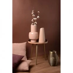 Zago Vases Vase En Fer émaillé Rose -Sablie Vases Soldes vase en fer emaille rose 3