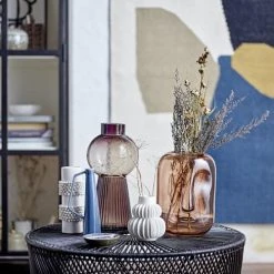 Bloomingville Vases Vase En Grès Blanc H20.5 -Sablie Vases Soldes vase en gres blanc h20 5 2