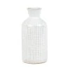 Maisons Du Monde Vases Vase En Grès Blanc Motifs Graphiques H18 -Sablie Vases Soldes vase en gres blanc motifs graphiques h18 1000 12 29 200068 1