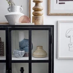 Bloomingville Vases Vase En Grès Bleu H27.50 -Sablie Vases Soldes vase en gres bleu h27 50 2