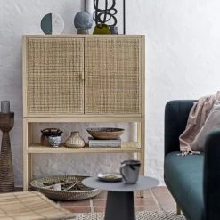 Bloomingville Vases Vase En Grès Bleu H27.50 -Sablie Vases Soldes vase en gres bleu h27 50 3