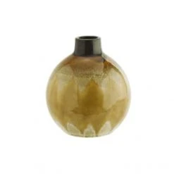 Madam Stoltz Vases Vase En Grès Jaune H23