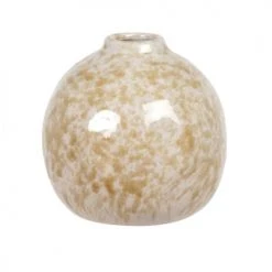 Maisons Du Monde Vases Vase En Grès Jaune Moutarde Avec Anses H11 - Lot De 2