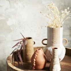 Madam Stoltz Vases Vase En Grès Multicolore H15 -Sablie Vases Soldes vase en gres multicolore h15 3