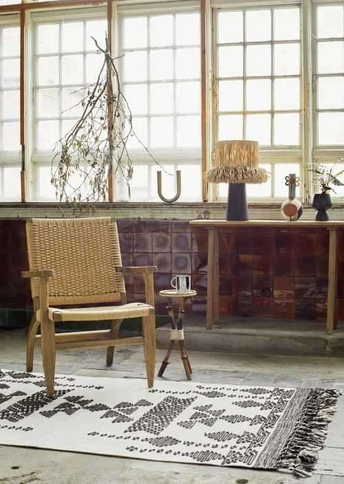 Madam Stoltz Vases Vase En Grès Multicolore H30 5 Madam Stoltz Vases Vase En Grès Multicolore H30 – Image 3