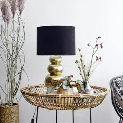 Bloomingville Vases Vase En Grès Noir H20 -Sablie Vases Soldes vase en gres noir h20 2