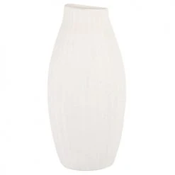 Maisons Du Monde Vases Vase En Grès Strié écru H31