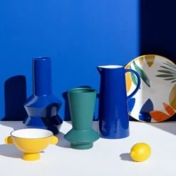 Maisons Du Monde Vases Vase En Grès Vert H19 - Lot De 2 -Sablie Vases Soldes vase en gres vert h19 1000 3 27 215359 6