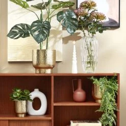 Mica Decorations Vases Vase En Métal Brun H20 -Sablie Vases Soldes vase en metal brun h20 2