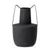 Bloomingville Vases Vase En Métal Noir H20 Cm -Sablie Vases Soldes vase en metal noir h20 cm
